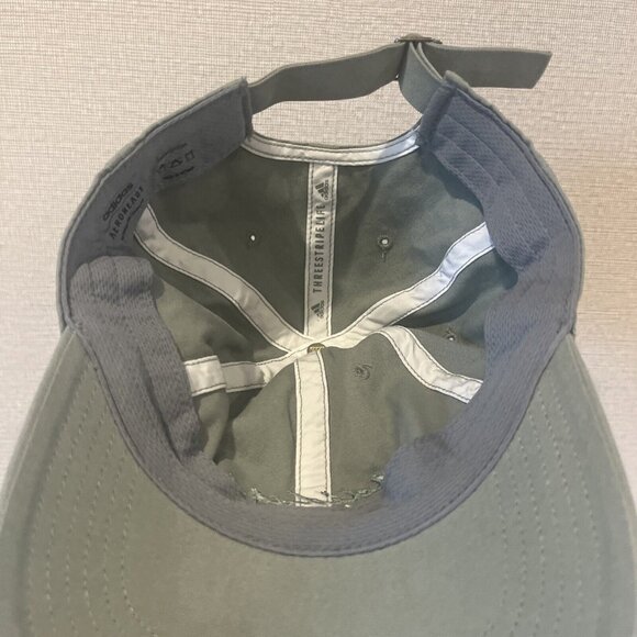 Adidas Aeroready Hat Green Adjustable Threestripelife NWOT - Picture 6 of 8